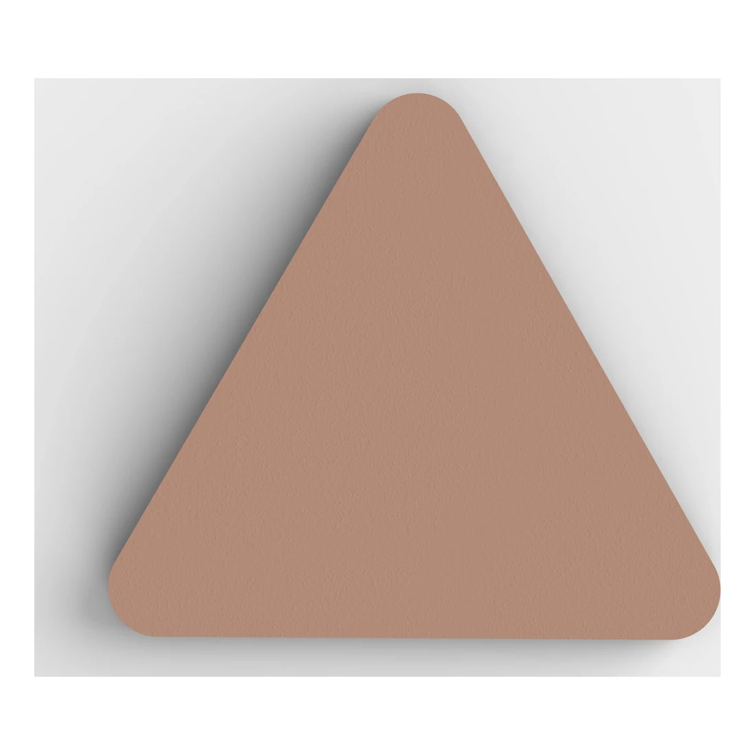 Ein einzelnes Akustikpaneel Dreieck in Helles Terracotta; Lieferung als 8er-Set