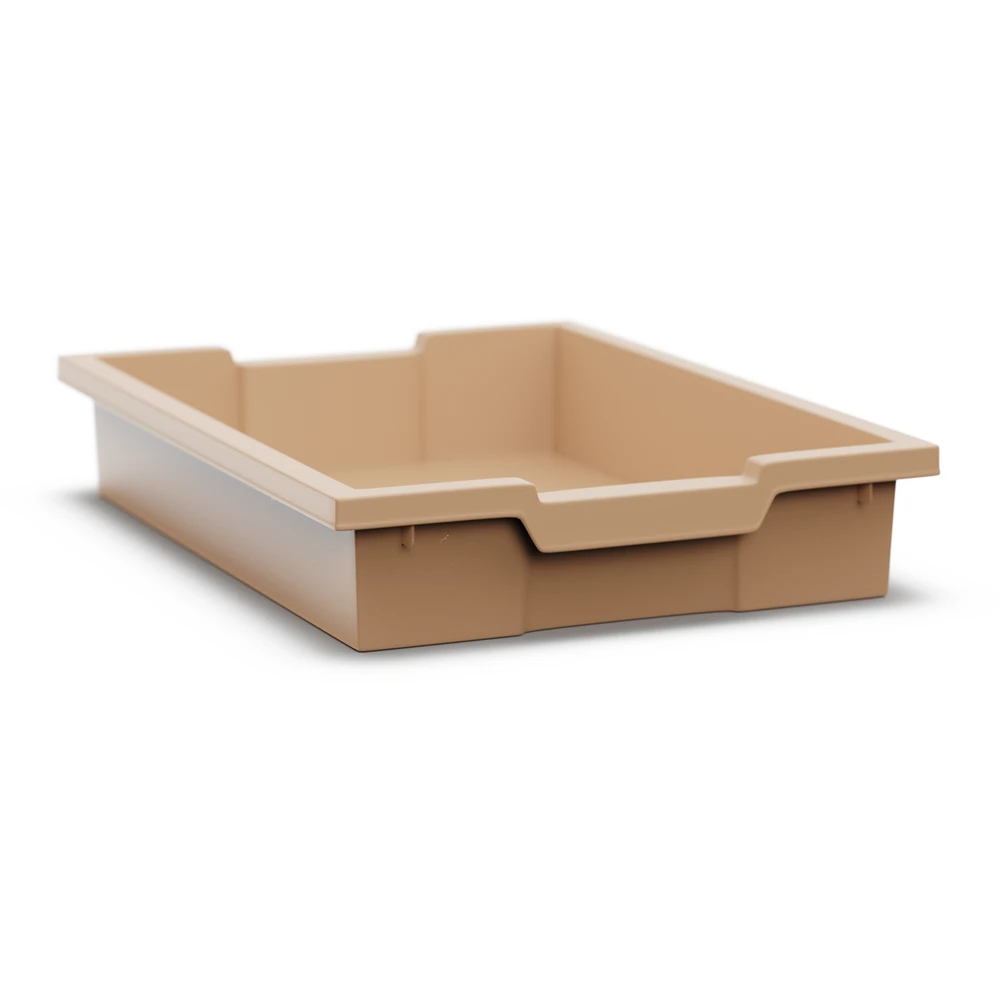 Flache Box, 7 cm hoch in Hellterracotta