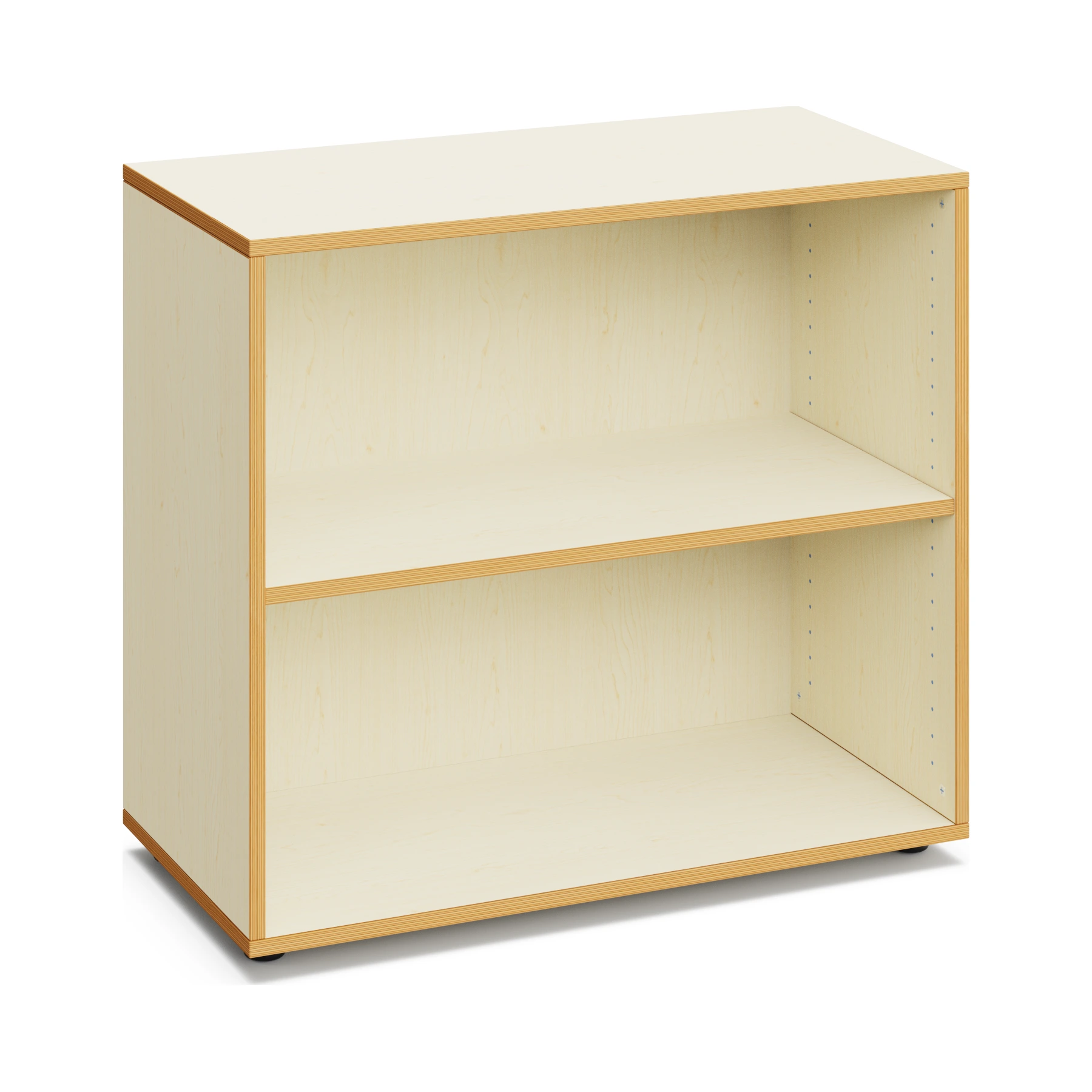 Offenes Schulregal HEDY – 80 cm hoch in Ahorn